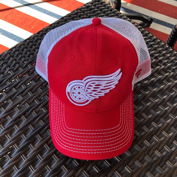FANATICS/OLD TIME HOCKEY NHL Detroit Red Wings Cap/Toboggan Bundle - Size OS - Picture 2 of 12